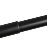 Marlow Steel Curtain Rod Quiet Rail Black - 45-Degree Angle