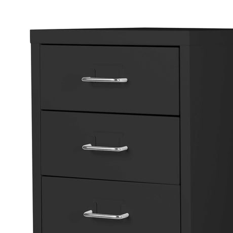 Levede 8 Drawer Office Cabinet Drawers Black-2018816893732917253