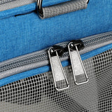 Pawz 3 in 1 Pet Soft Crate Dog Cat Carrier L Size Blue - 45-Degree Angle