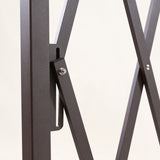 Garden Security Fence Gate Gate Metal Brown-2018816904071876613