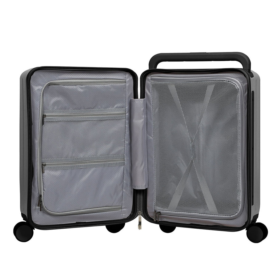 Slimbridge 20" Luggage Wide Handle TSA Lock Grey-2018816798803234821