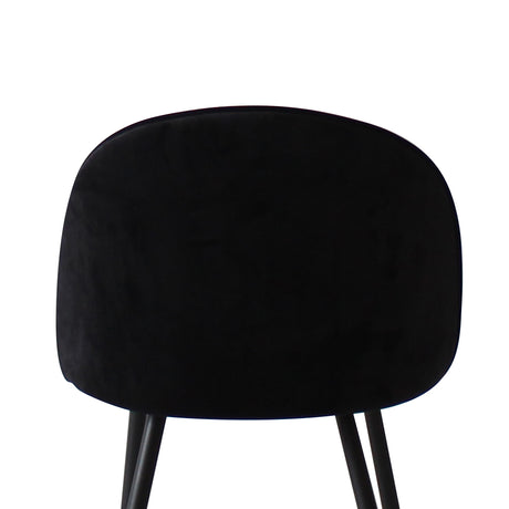 Levede 2x Dining Chairs Kitchen Cafe Black-2006733258255110149