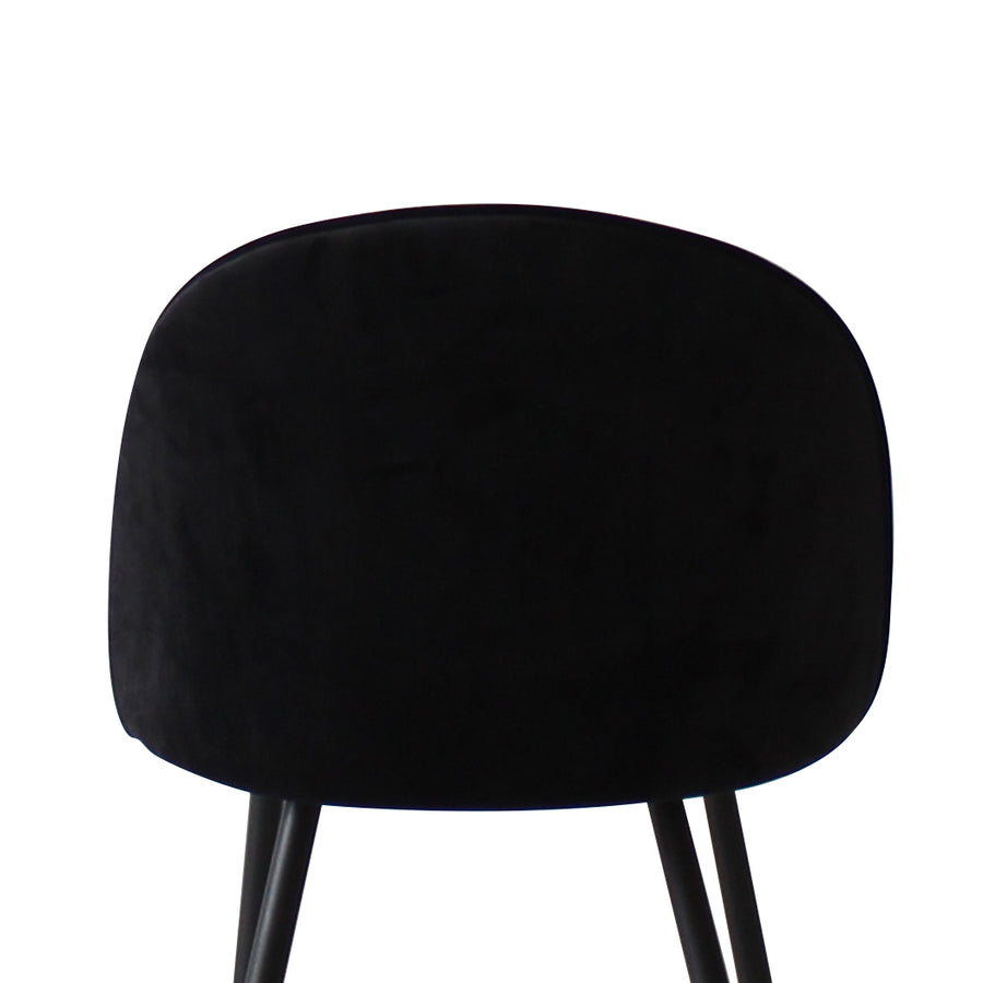 Levede 2x Dining Chairs Kitchen Cafe Black-2006733258255110149