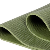 Centra Yoga Mat Non Slip 5mm Exercise Green - 45-Degree Angle