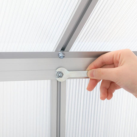 Lambu Greenhouse Aluminium Walk In Green-1954802672473346053