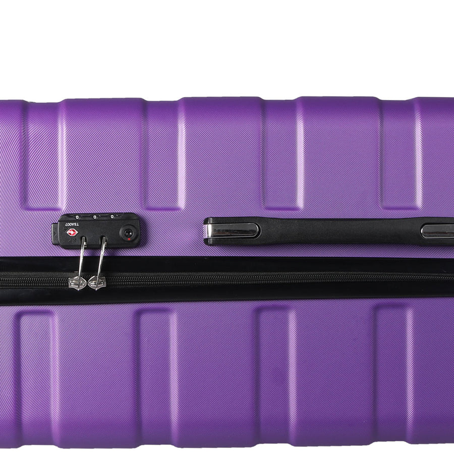 Slimbridge 3PC Luggage sets Suitcase Purple-2018816890184536069