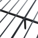 Levede Queen Metal Bed Frame LED Lights 2 Drawers-2018816912707948549