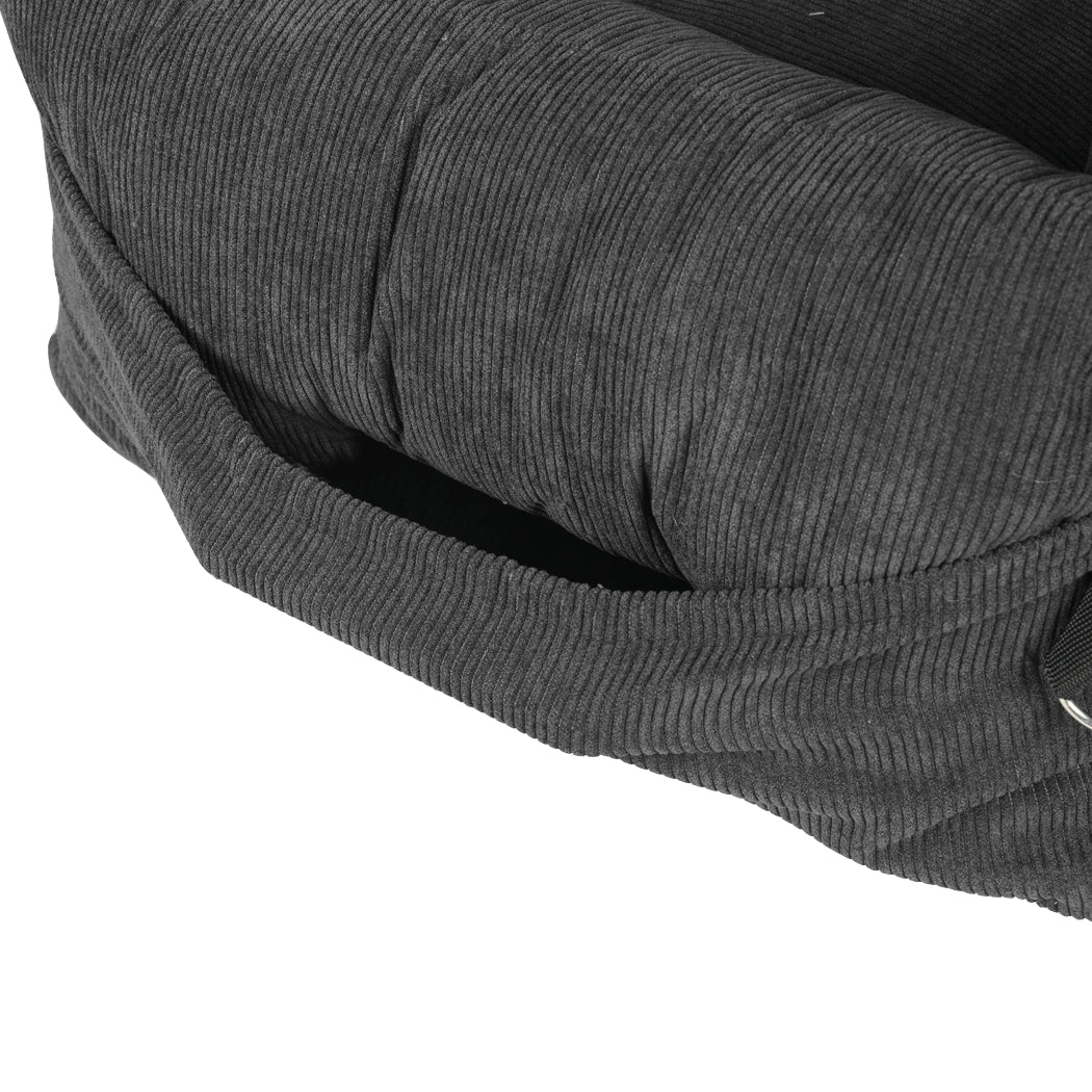 PaWz Pet Car Booster Seat Dog Protector M Grey Medium-1954802559755620357