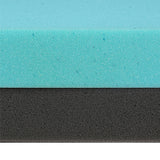 Dreamz Dual-Layer Memory Foam Mattress Topper 10cm - 45-Degree Angle