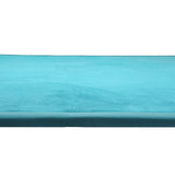 Marlow Coral Velvet Area Rugs Large Mat 180x200cm Blue - 45-Degree Angle
