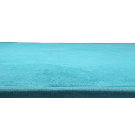 Marlow Coral Velvet Area Rugs Large Mat 180x200cm Blue-1954802462170943493