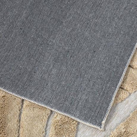 Marlow Floor Rug Soft Embossed Carpet Non Slip Plush Shaggy Rugs Leaf Pattern-1954802391383674885