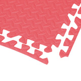 Bopeep EVA Foam Kids Play Mat Floor Red - 45-Degree Angle