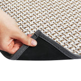 Marlow Kitchen Rug 2PCS Woven Non Slip Absorbent Grey - Side View