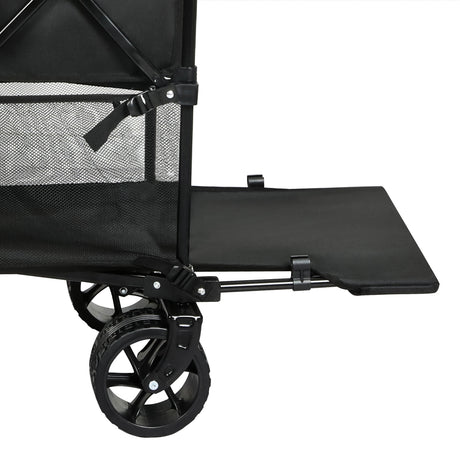 Lambu Folding Wagon Cart Double Shelves-2006732894810279941