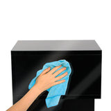 Levede 1xBedside Tables Drawers Side Black - 45-Degree Angle