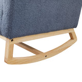 Levede Rocking Chair Ottoman Footrest With Side Pocket - 45-Degree Angle