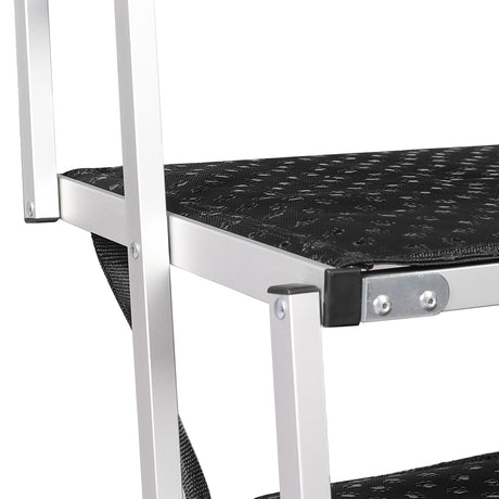 PaWz 6 Steps Dog Ramp Adjustable Height Black-2018816812736712709
