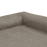 Pawz Orthopedic Dog Bed L Coffee - 45-Degree Angle