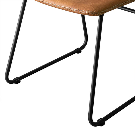 Levede 2x Dining Chairs Kitchen Table Brown-2018816887588261893