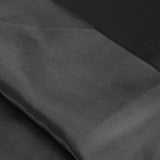 DreamZ Silky Satin Sheets Fitted Double Black - 45-Degree Angle