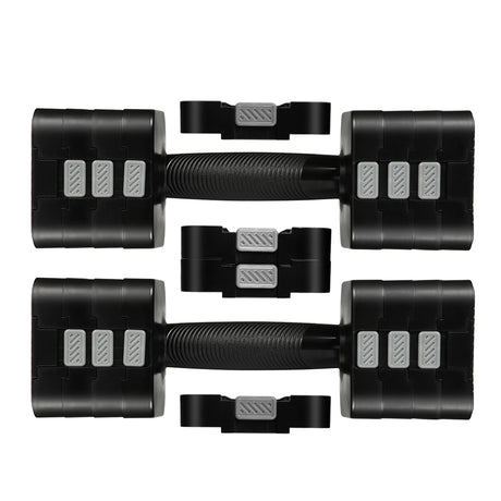 Centra A Pair 2.8KG-10KG Dumbbells Black-2018816875621912581