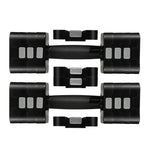 Centra A Pair 2.8KG-10KG Dumbbells Black-2018816875621912581