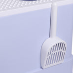 PaWz Cat Litter Box Fully Enclosed Toilet Purple-2018816757032161285