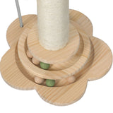 Pawz Cat Scratcher Wooden Scratching Post - 45-Degree Angle