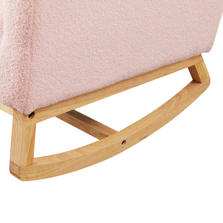 Levede Rocking Chair Ottoman Footrest With Side Pocket-2006732687682965509