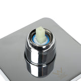 Dutxa Brass Shower Mixer Tap Cold Hot Charcoal-2006733190127030277