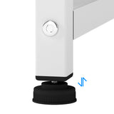 Levede L Shaped Gaming Desk with Storage Drawers White - 45-Degree Angle