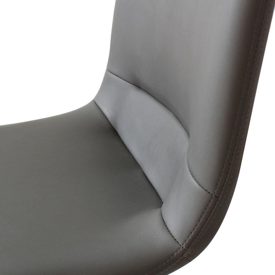 Levede Stackable Dining Chairs Kitchen Grey Set of 8-2006732727608545285