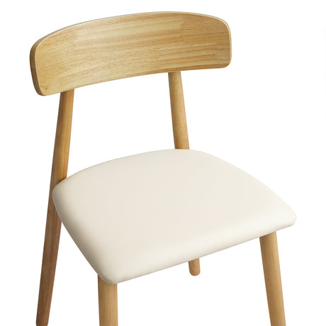 Levede 2x Dining Chairs Kitchen Chair Natural-2018816919242674181