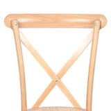 Levede 2X Dining Chairs Cross Back Chair-2006732835817394181