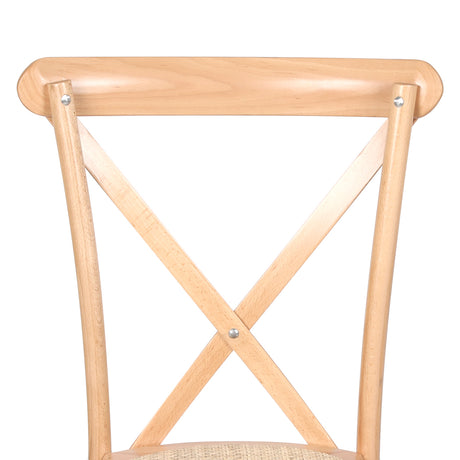Levede 2X Dining Chairs Cross Back Chair-2006732835817394181