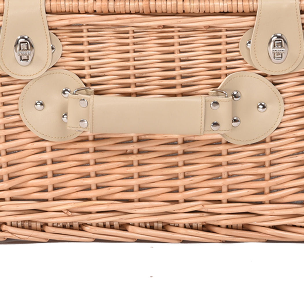 4 Person Picnic Basket Baskets Set Outdoor-2006732947503321093