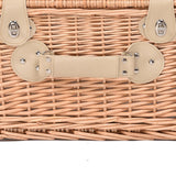 4 Person Picnic Basket Baskets Set Outdoor - 45-Degree Angle