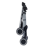 PaWz Large Pet Stroller Dog Cat Carrier Black - 45-Degree Angle