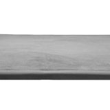 Marlow Coral Velvet Area Rugs Large Mat 180x200cm Grey - 45-Degree Angle