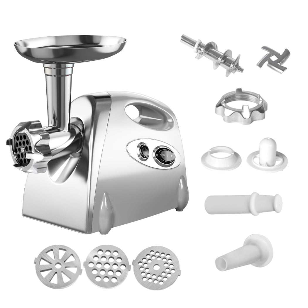 800W Electric Meat Grinder Mincer Sausage Silver-2018816831258759173
