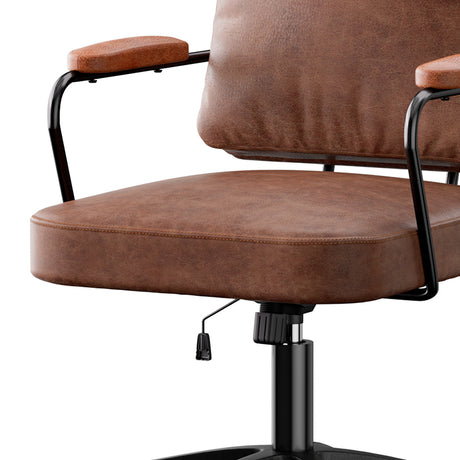 Levede Office Arm Chair Leather Executive Chairs-1954802475714351109