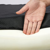 Dog Calming Bed Warm Soft Plush Comfy M Grey Medium - 45-Degree Angle