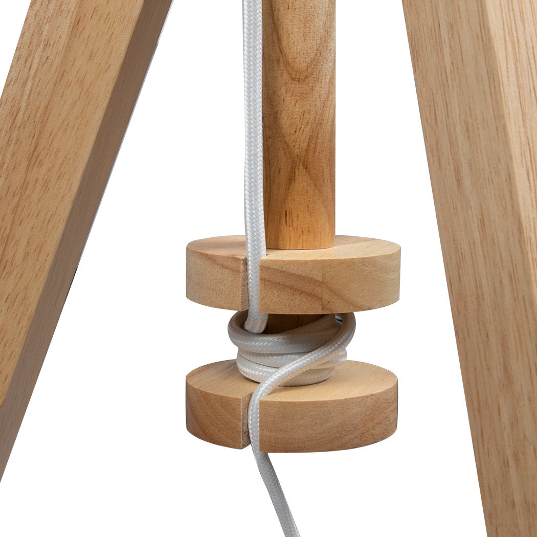 EMITTO Tripod Floor Lamp Wooden Modern Natural-2018816820777193477