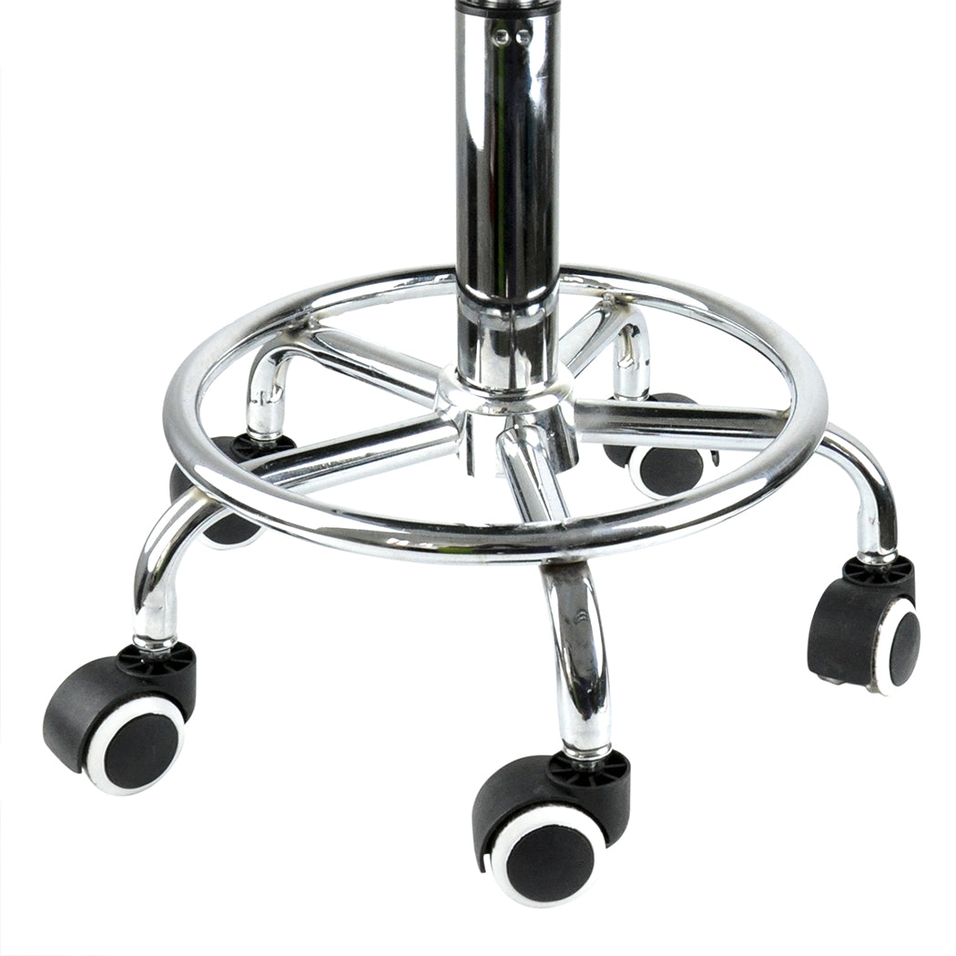 2x Levede Swivel Salon Barstool Hairdressing White-2018816797721104389