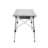 Levede Camping Table Roll Up Folding - 45-Degree Angle