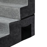 Pawz 4 Steps Pet Stairs Dog Ramp High Density Foam Grey-2006732767437656069