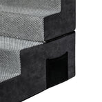 Pawz 4 Steps Pet Stairs Dog Ramp High Density Foam Grey-2006732767437656069