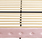Levede Single Floating Bed Frame LED Headboard USB Pink-2006732795417858053