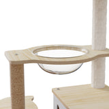 Pawz Cat Tree Tower Large Scratcher Condo House 160cm - 45-Degree Angle